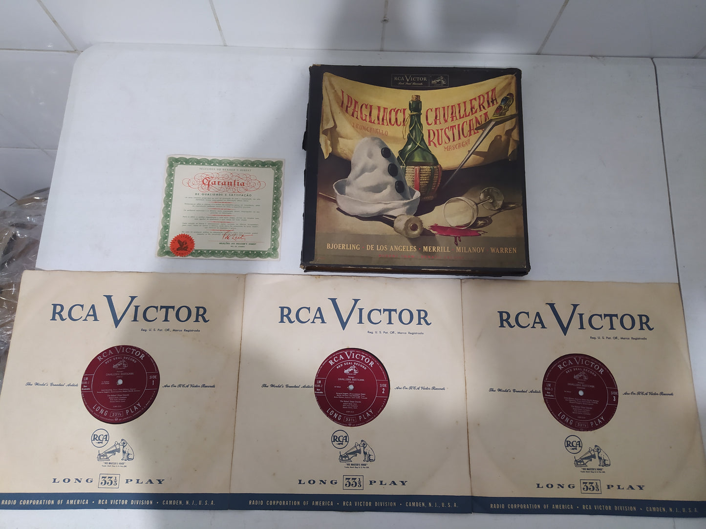 Lp Vinil Box Cavalleria Rusticana / I Pagliacci 3 Discos