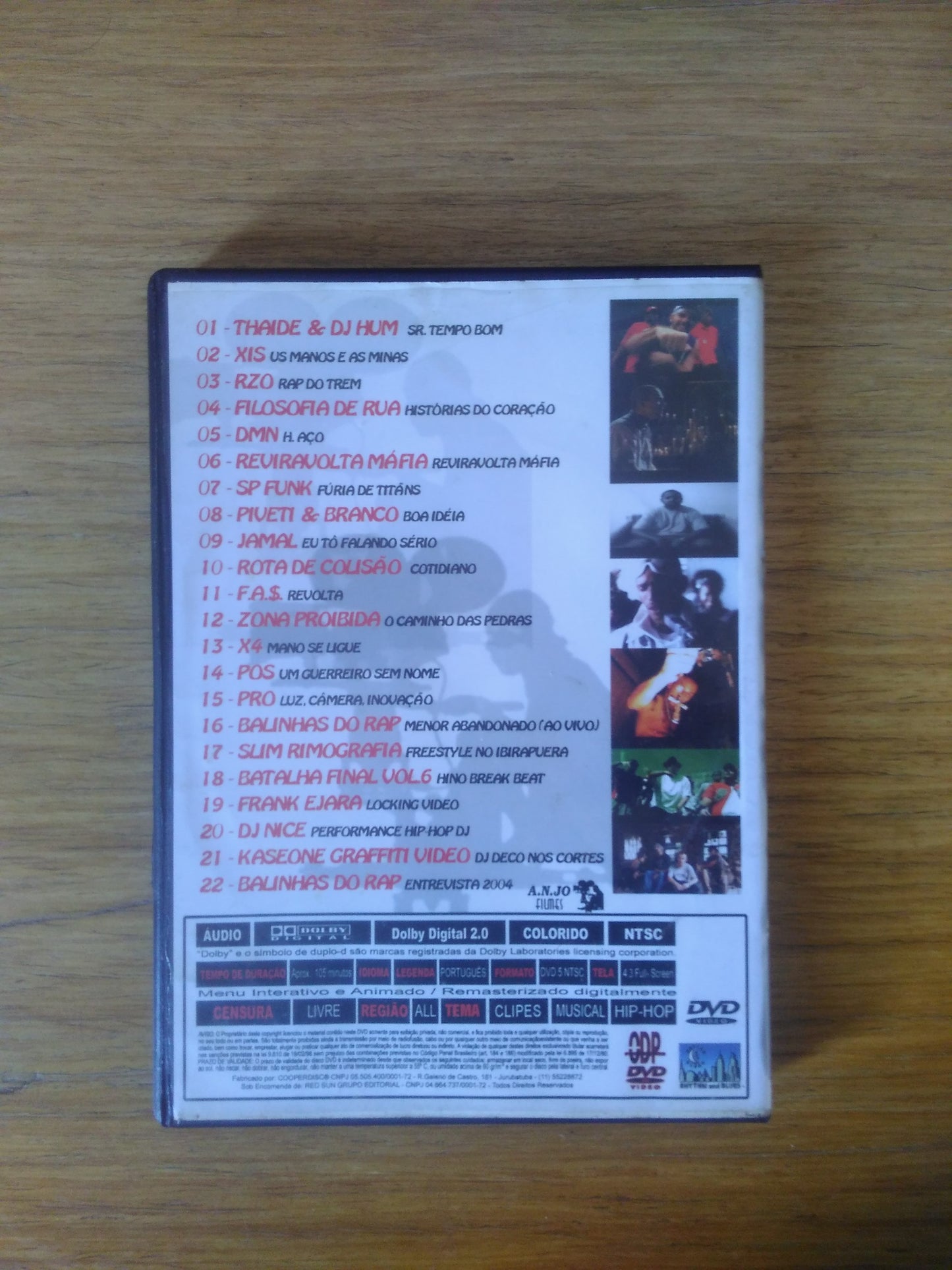Dvd Rap & Hip Hop 01