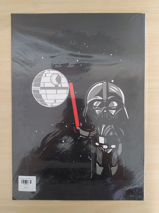 Placa Decorativa Darth Vader A3 De Pvc 29,5 X 41,5cm