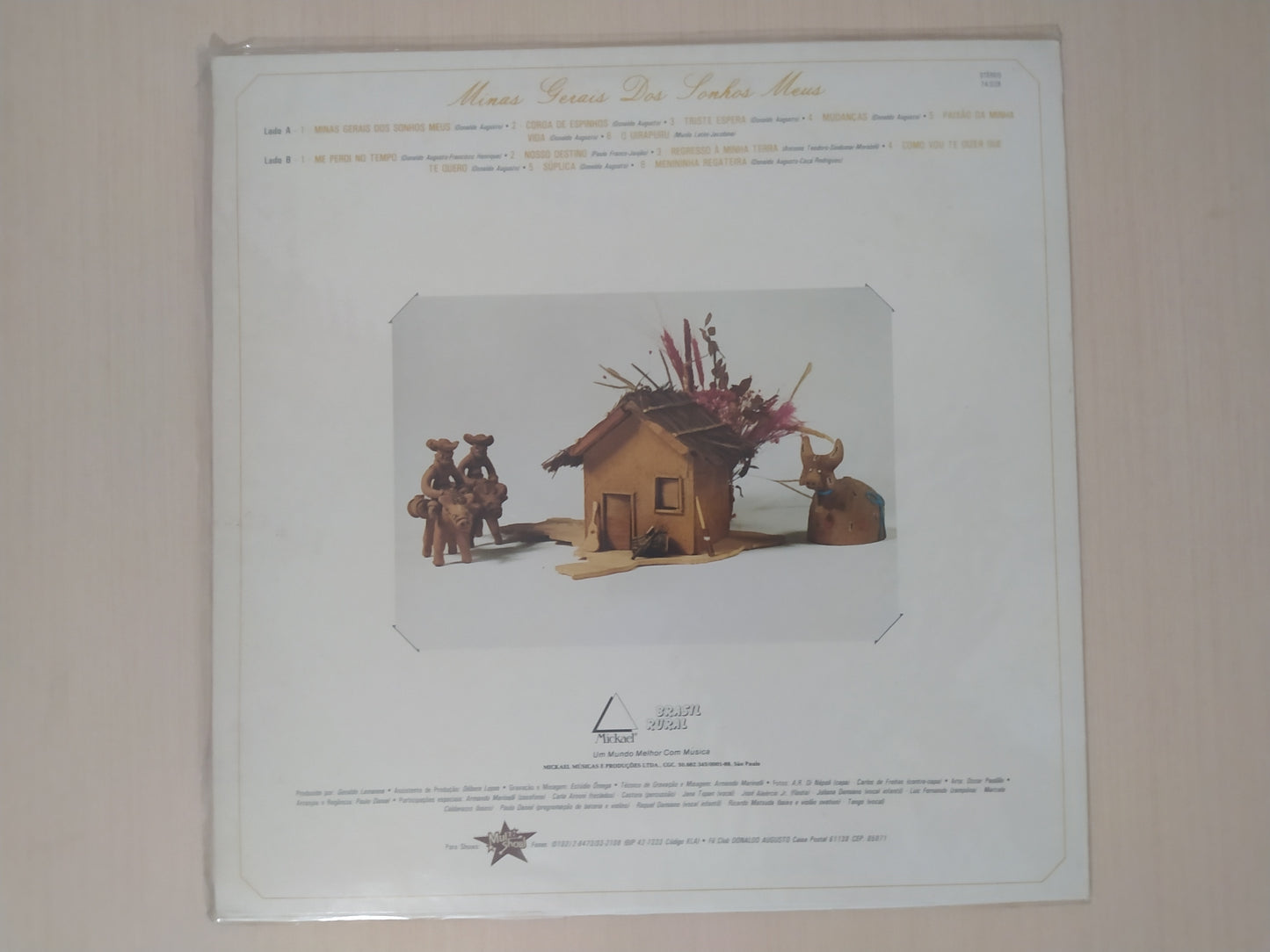 Lp Vinil Donaldo Augusto Minas Gerais Dos Sonhos Meus