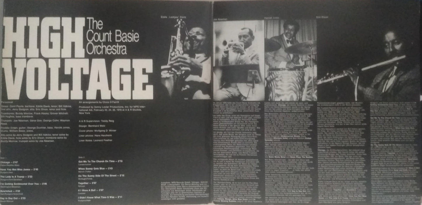 Lp Vinil The Count Basie Orchestra High Voltage Capa Dupla