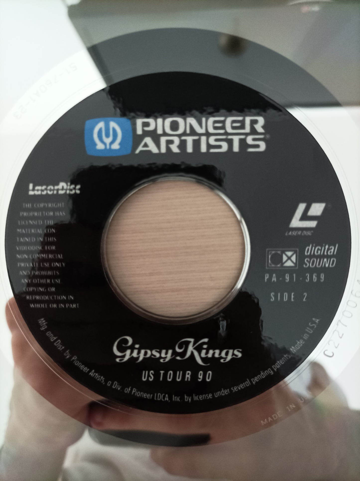 Ld Laserdisc Gipsy Kings Us Tour 90