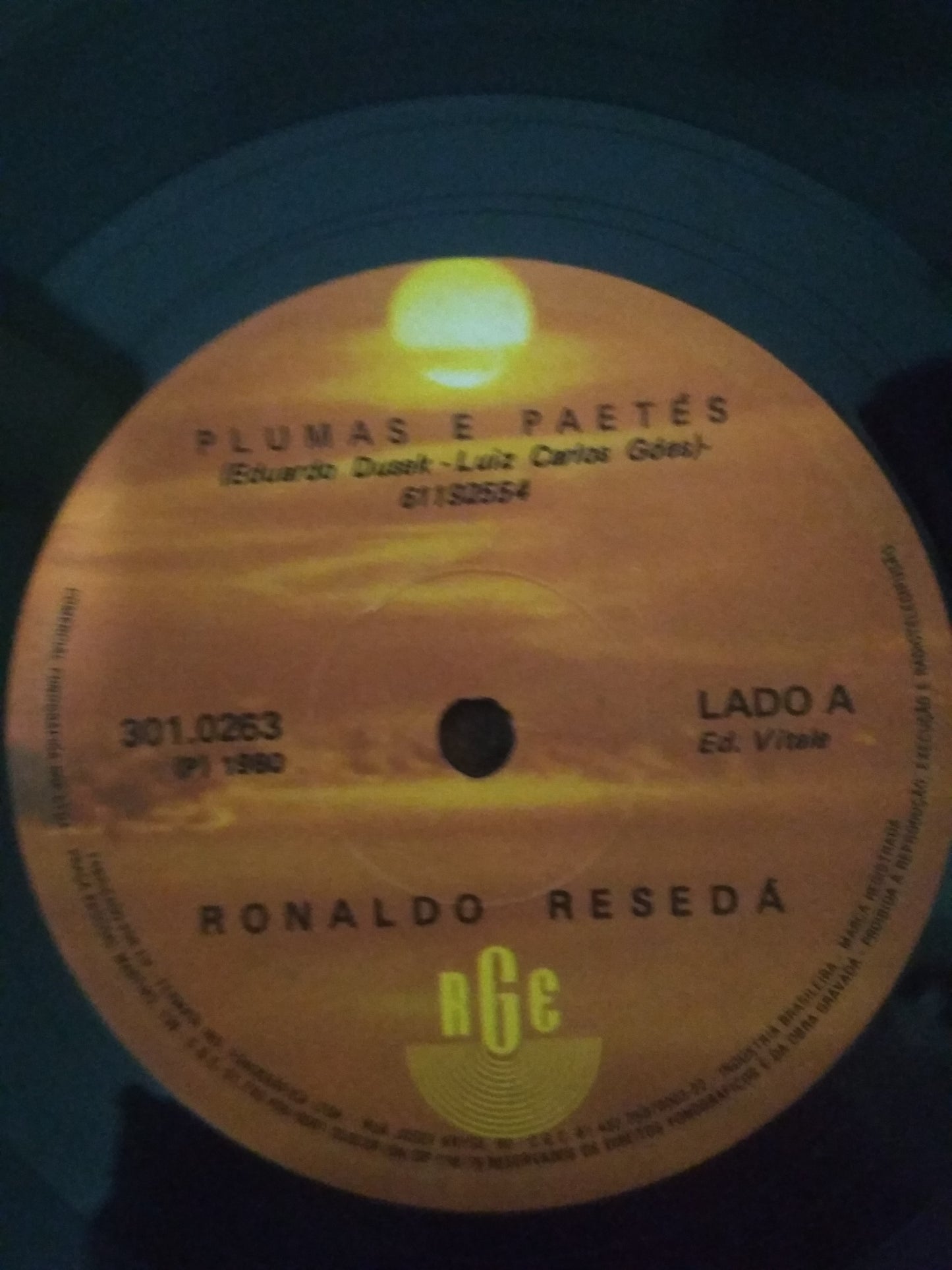 Lp Vinil Compacto Ronaldo Resedá Plumas e Paetés Quero me entregar pra você