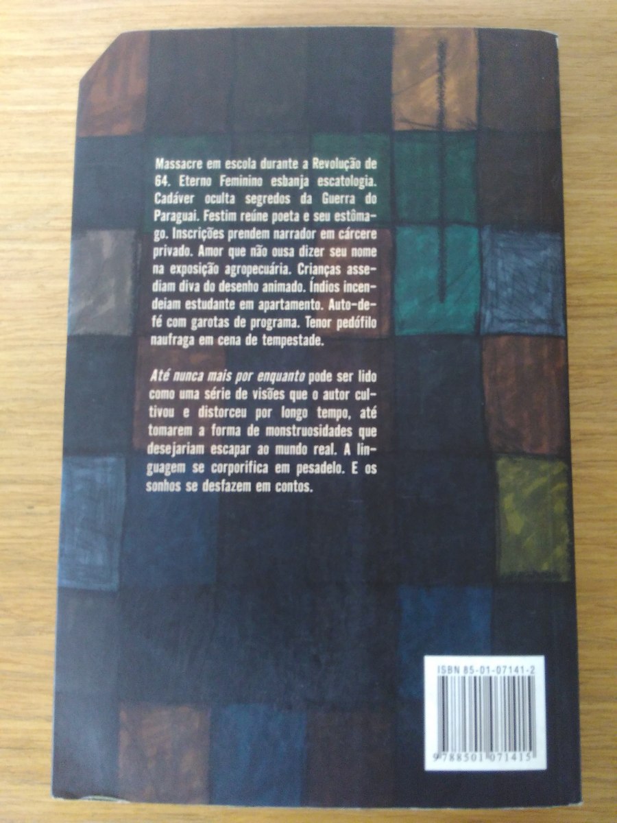 Livro Até Nunca Mais Por Enquanto