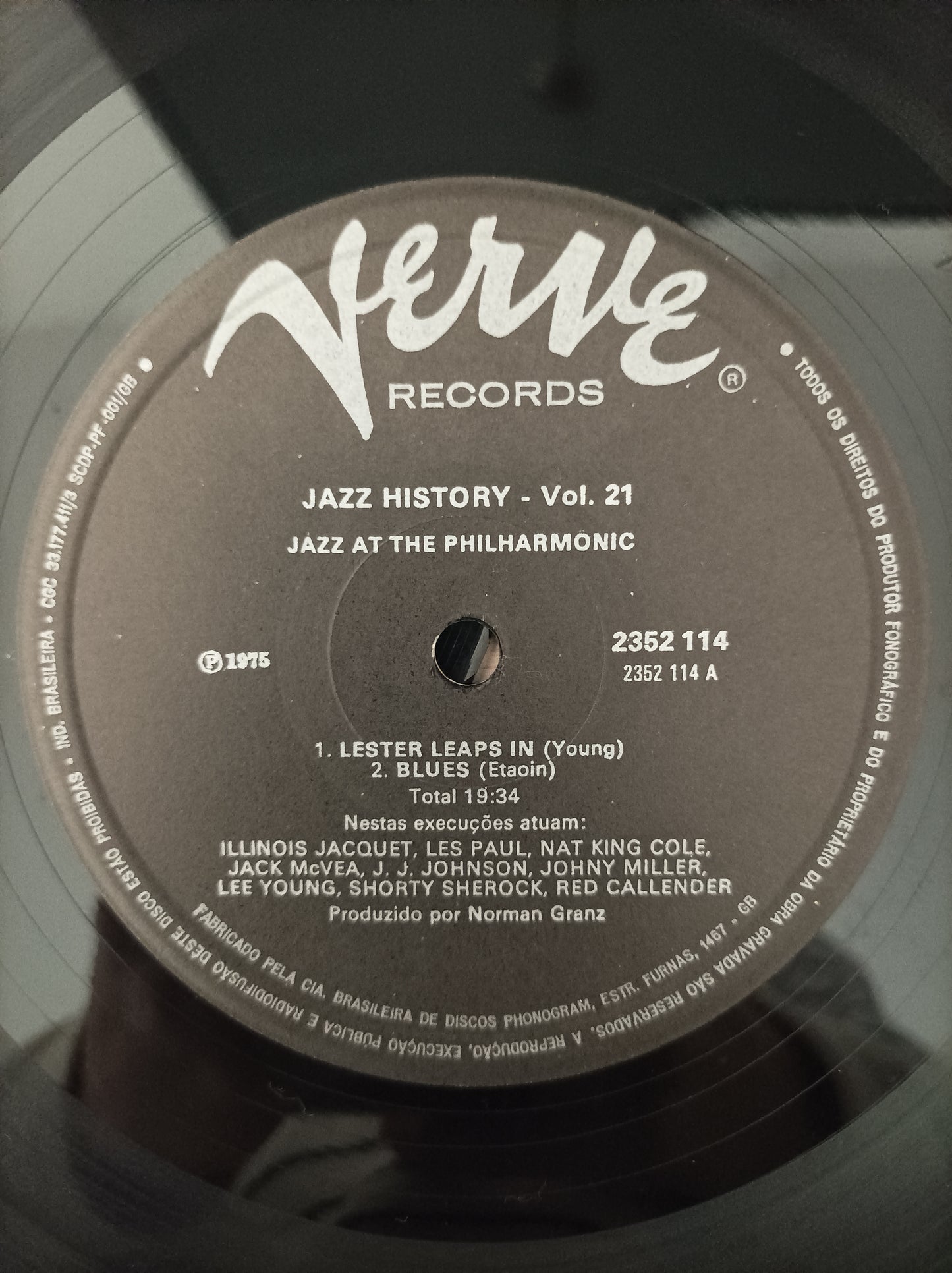 Lp Vinil Jazz at the Philharmonic Vol. 21 Duplo