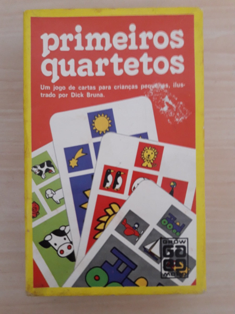 Antigo Jogo De Cartas Grow Primeiros Quartetos