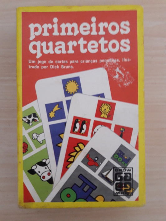 Antigo Jogo De Cartas Grow Primeiros Quartetos