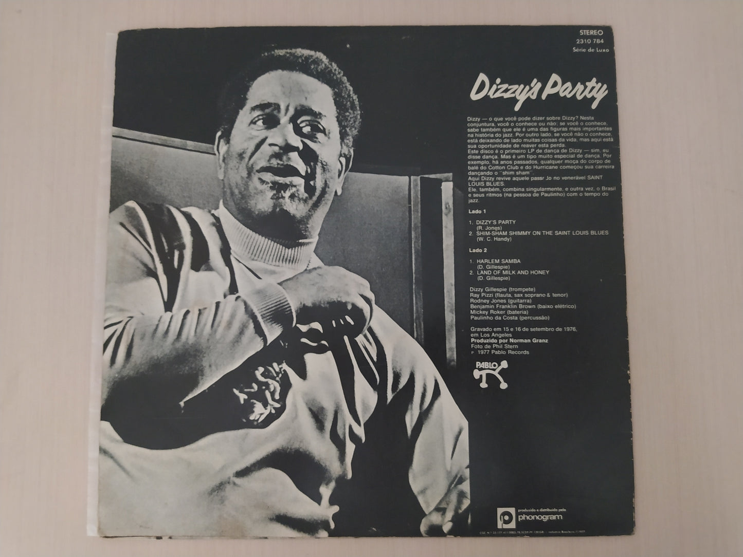 Lp Vinil Dizzy Gillespie Dizzy's Party