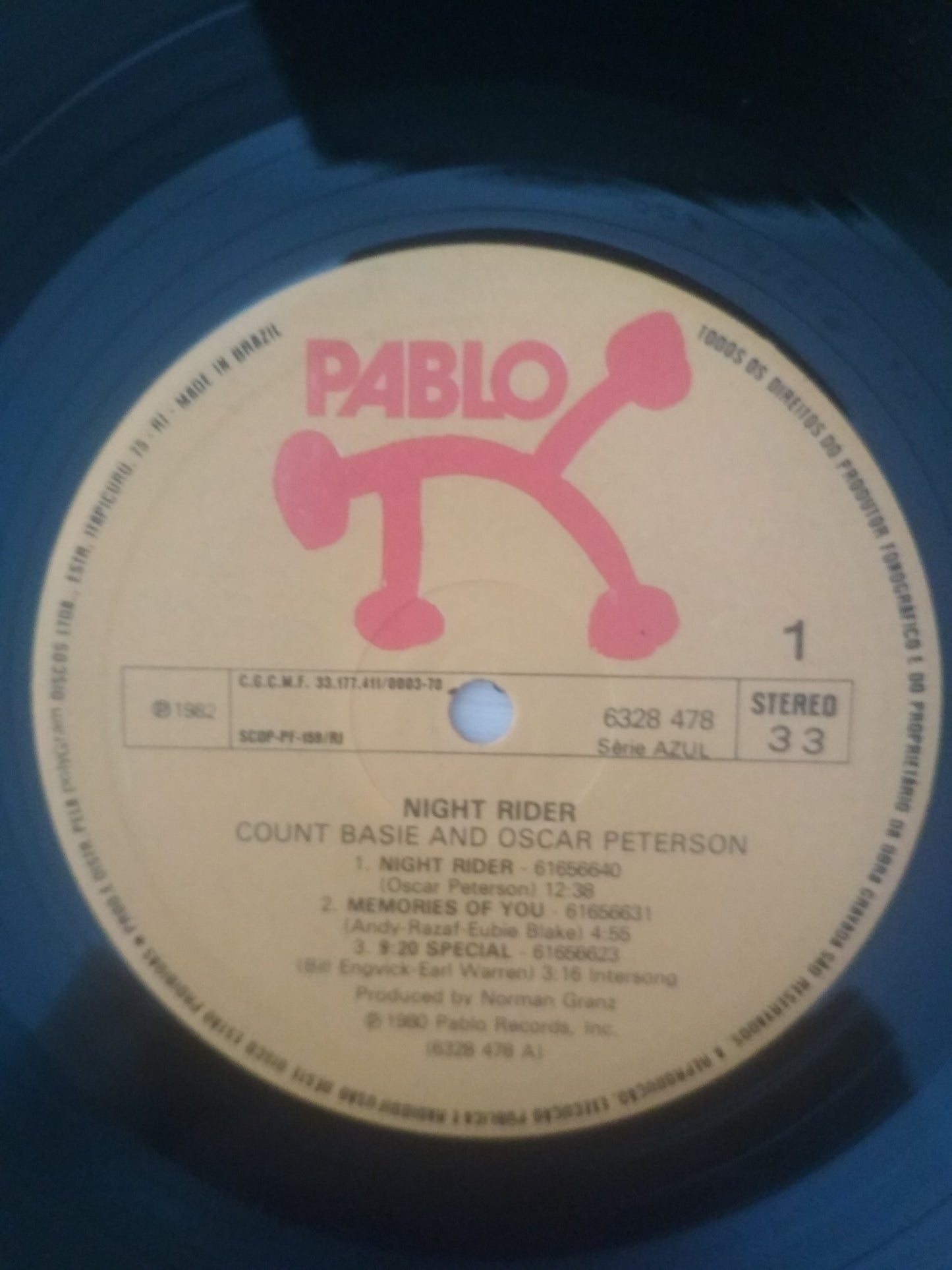 Lp Vinil Count Basie & Oscar Peterson Night Rider