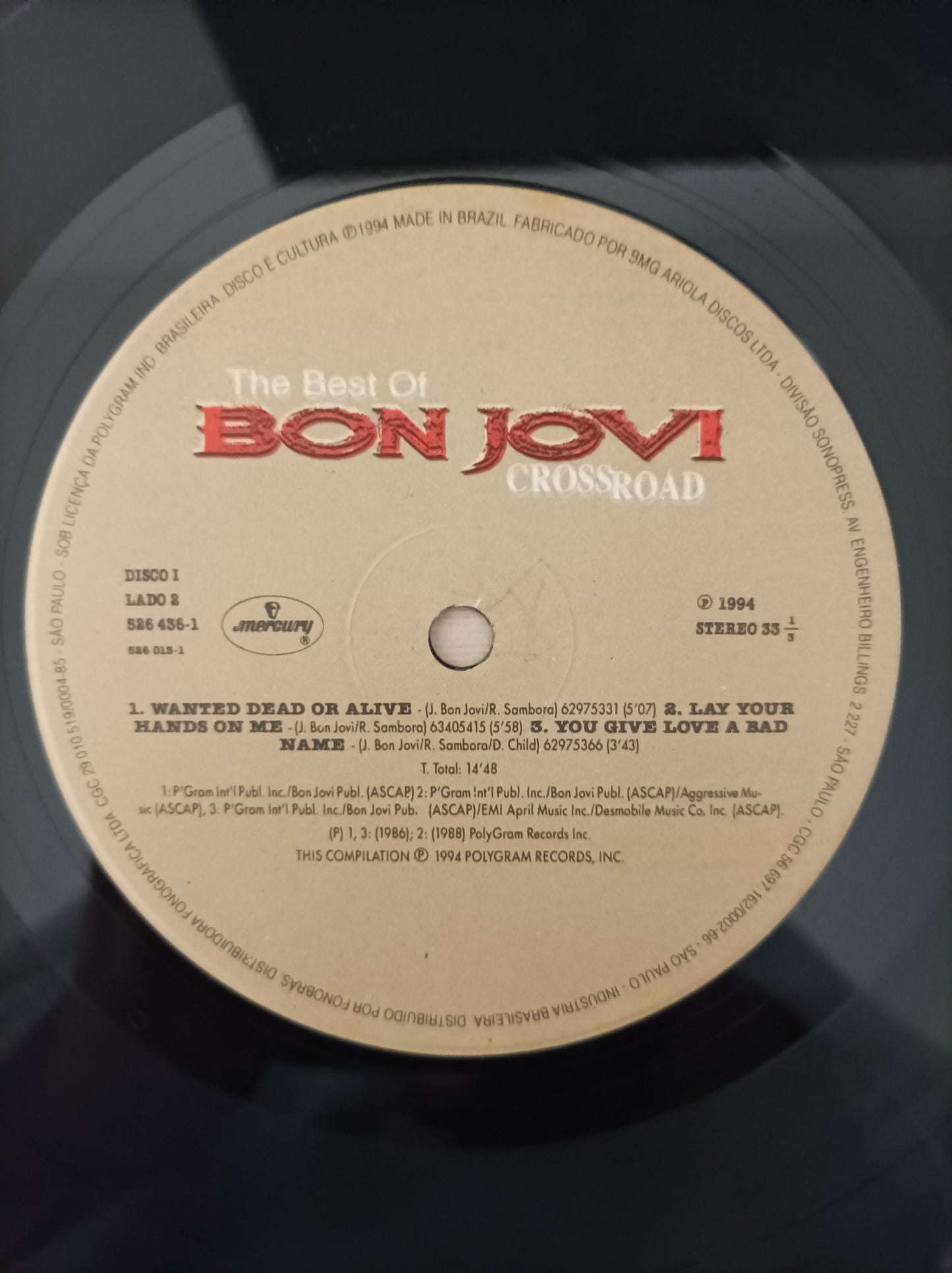 Lp Vinil Bon Jovi Cross Road The best of Duplo