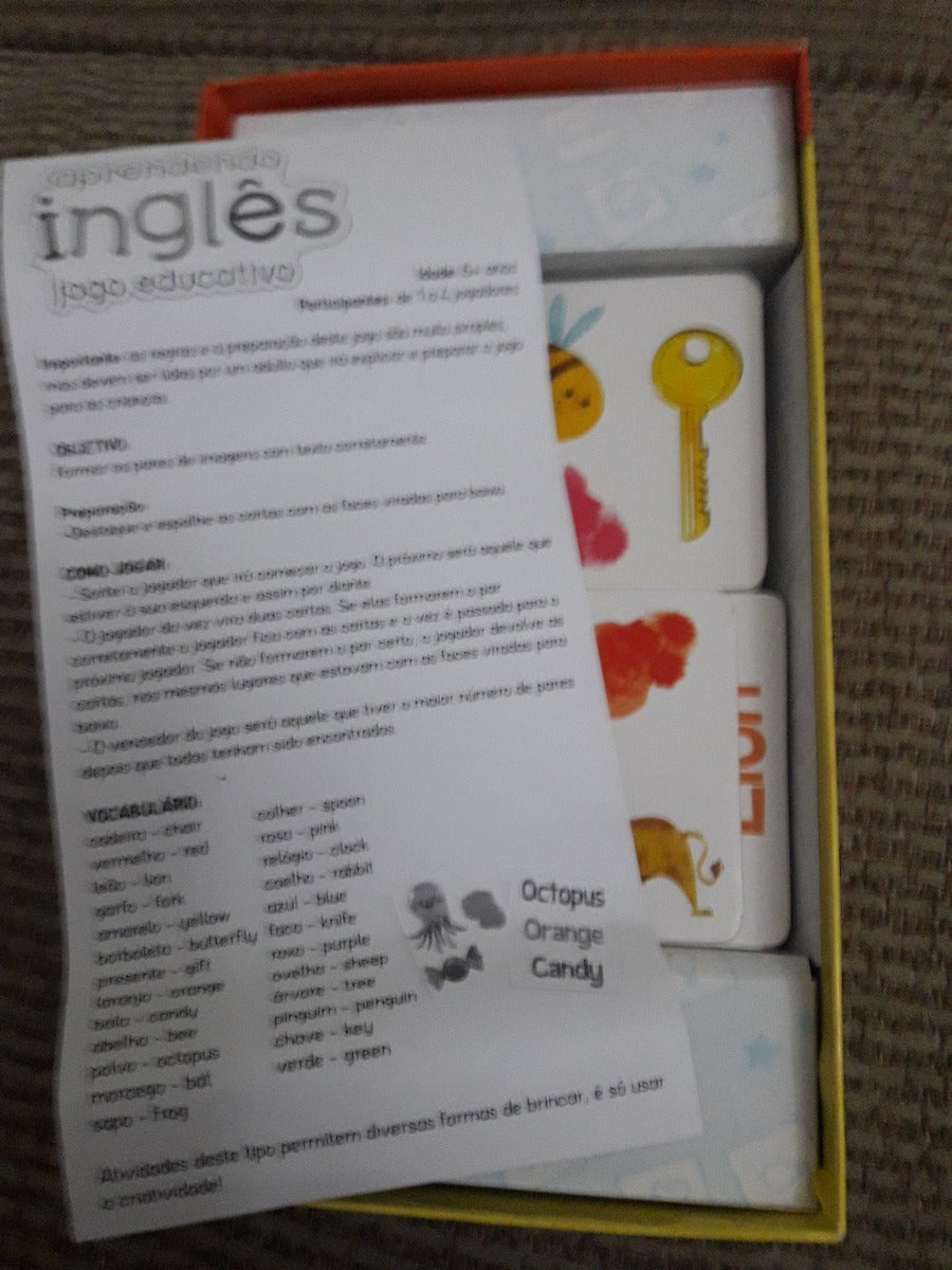 Jogo Aprendendo Inglês Toyster
