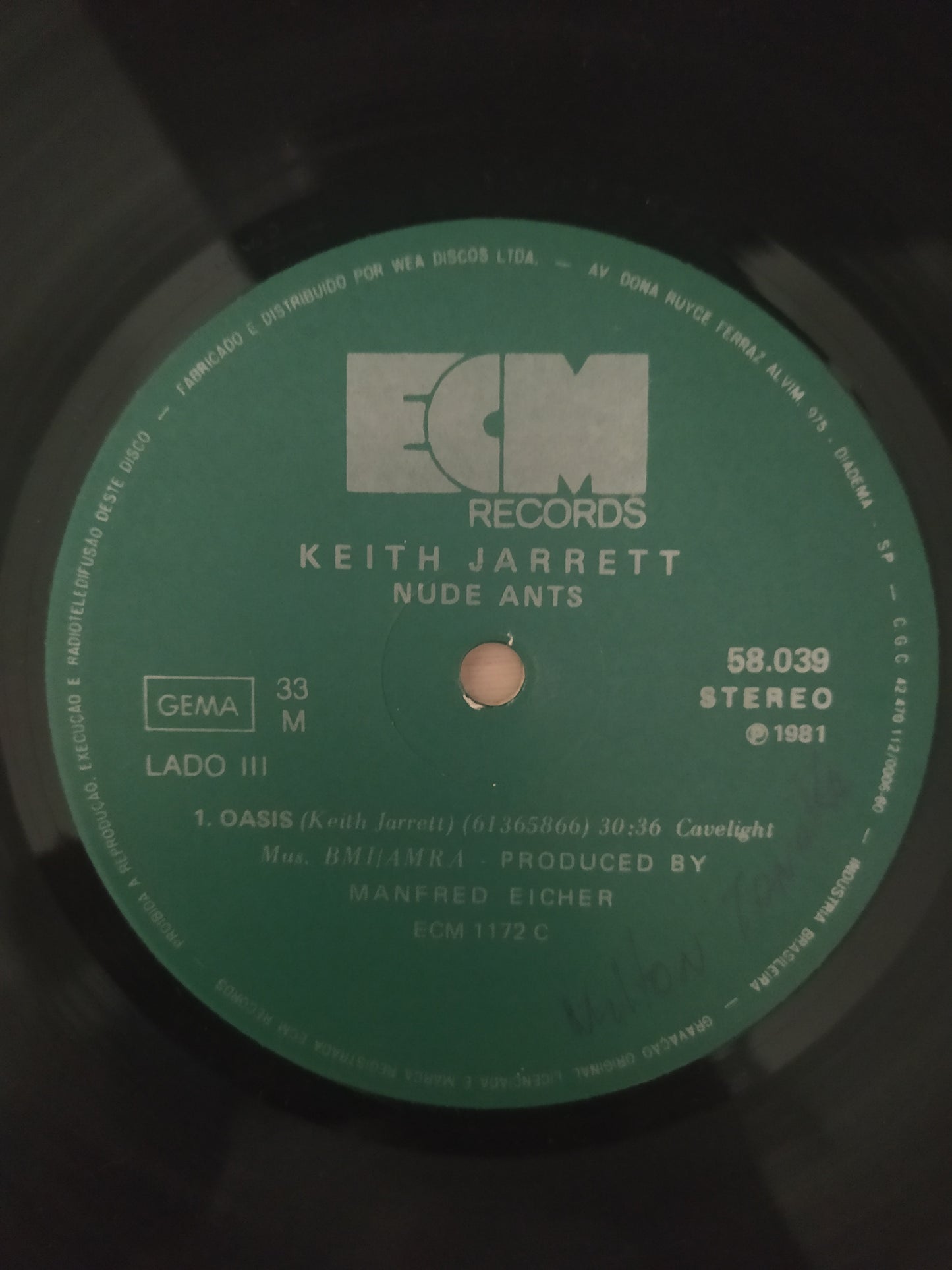 Lp Vinil Keith Jarrett Nude Ants Duplo