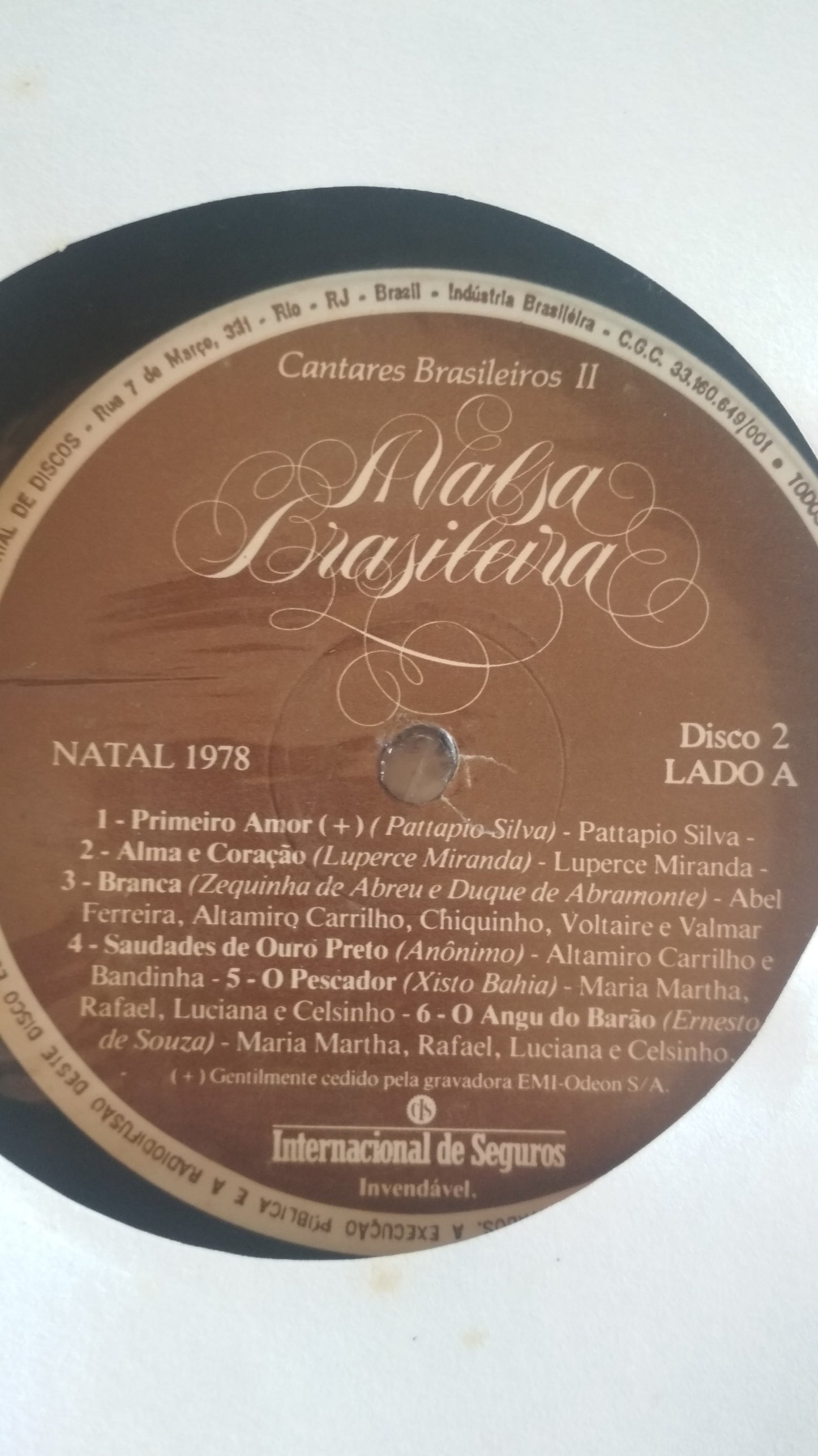 Lp Vinil A Valsa Brasileira Cantares Brasileiros II (duplo)