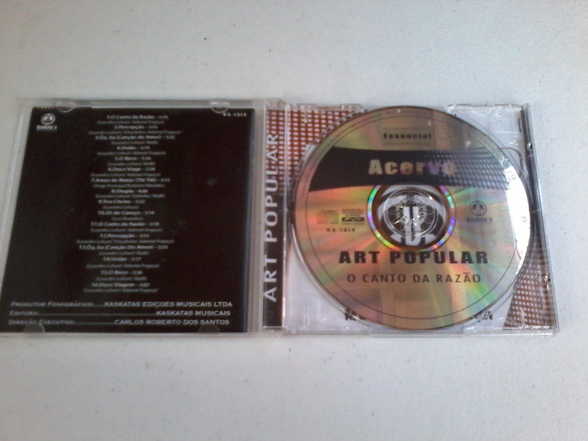 Cd Art Popular O Canto Da Razão