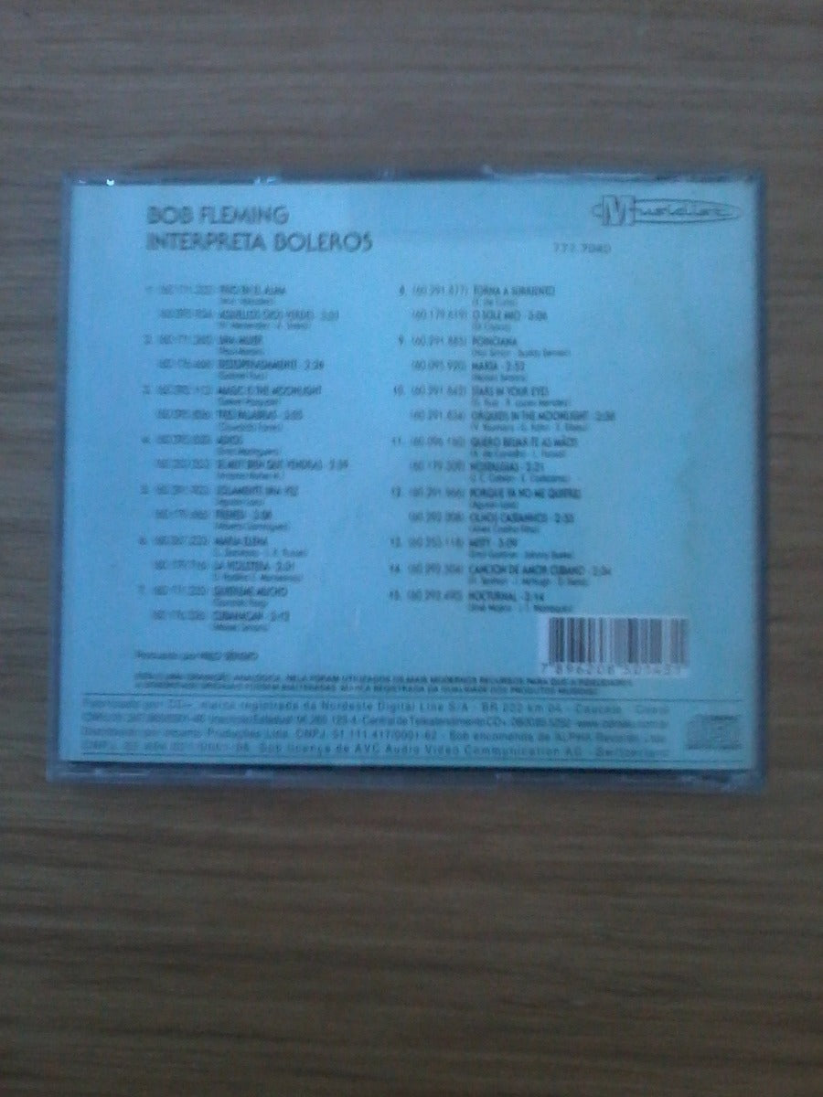 Cd Bob Fleming Interpreta Boleros