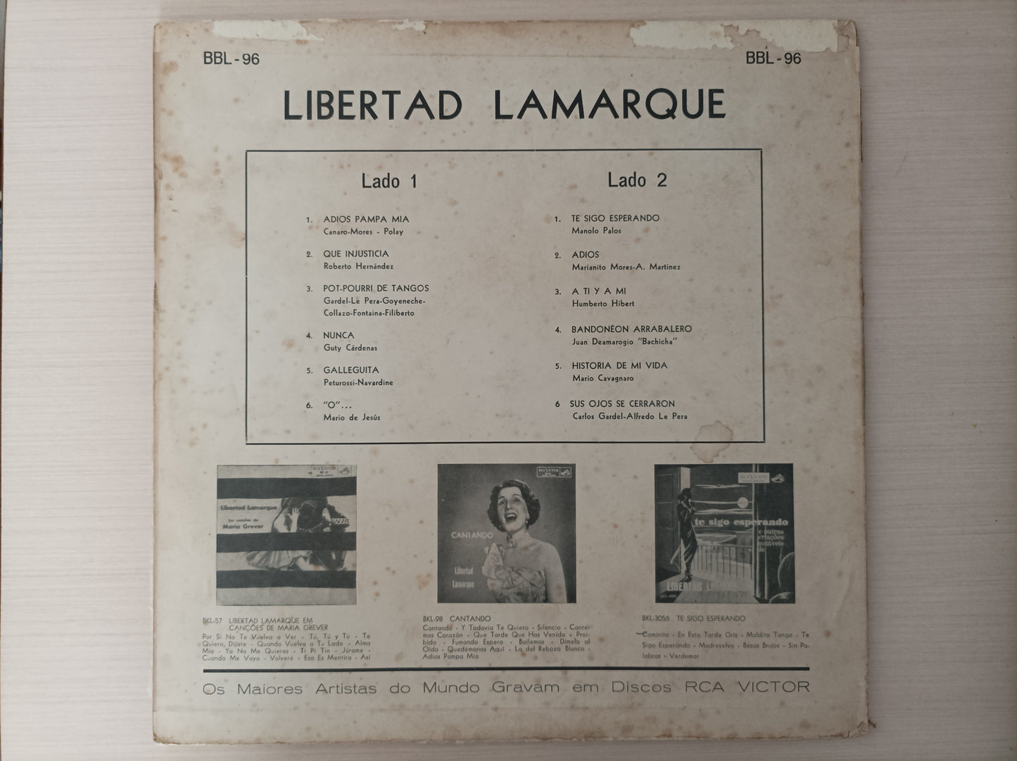Lp Vinil Libertad Lamarque 1959