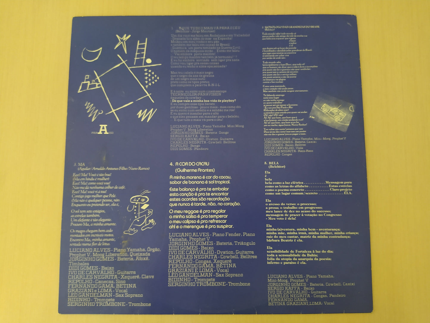 Lp Vinil Belchior Paraíso Com Encarte