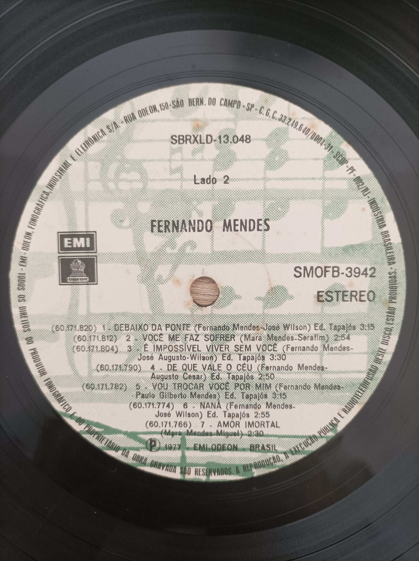 Lp Vinil Fernando Mendes 1977