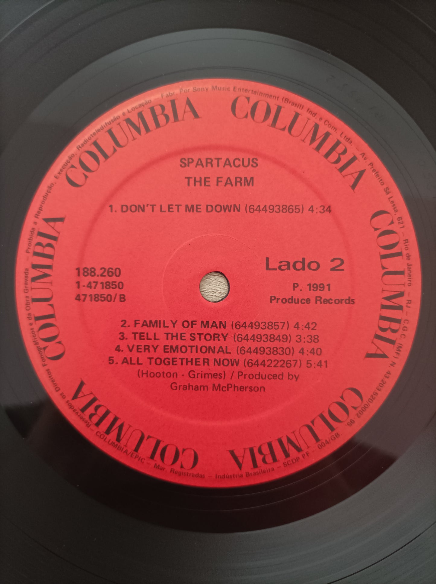Lp Vinil Farm Spartacus