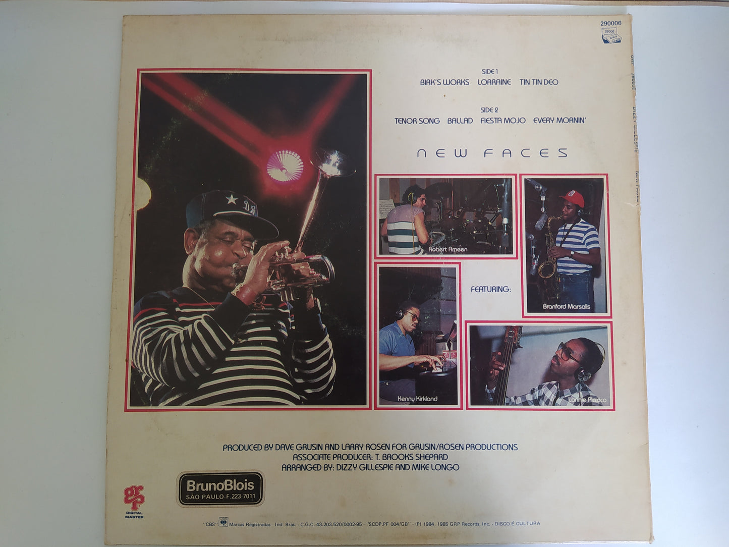 Lp Vinil Dizzy Gillespie New Faces Com Encarte
