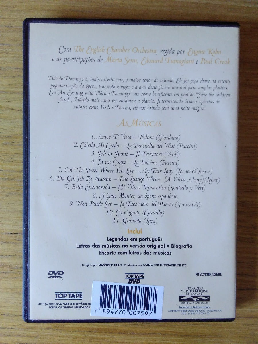 DVD - An Evening With Placido Domingo