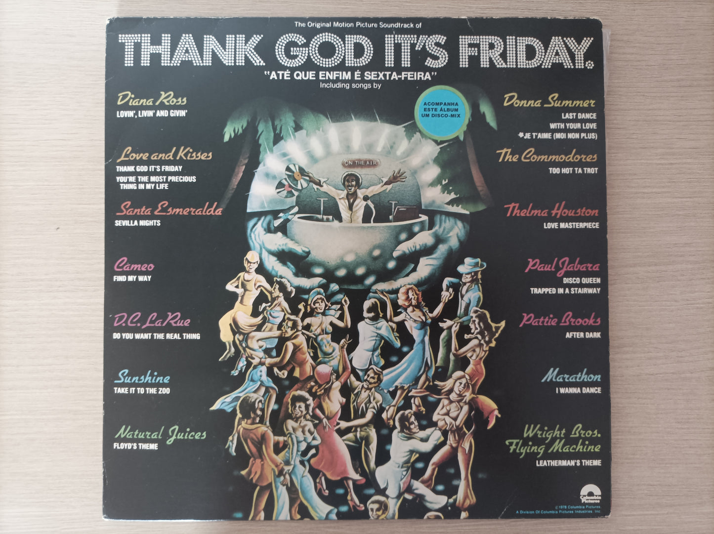 Lp Vinil Thank God It's Friday Com encartes