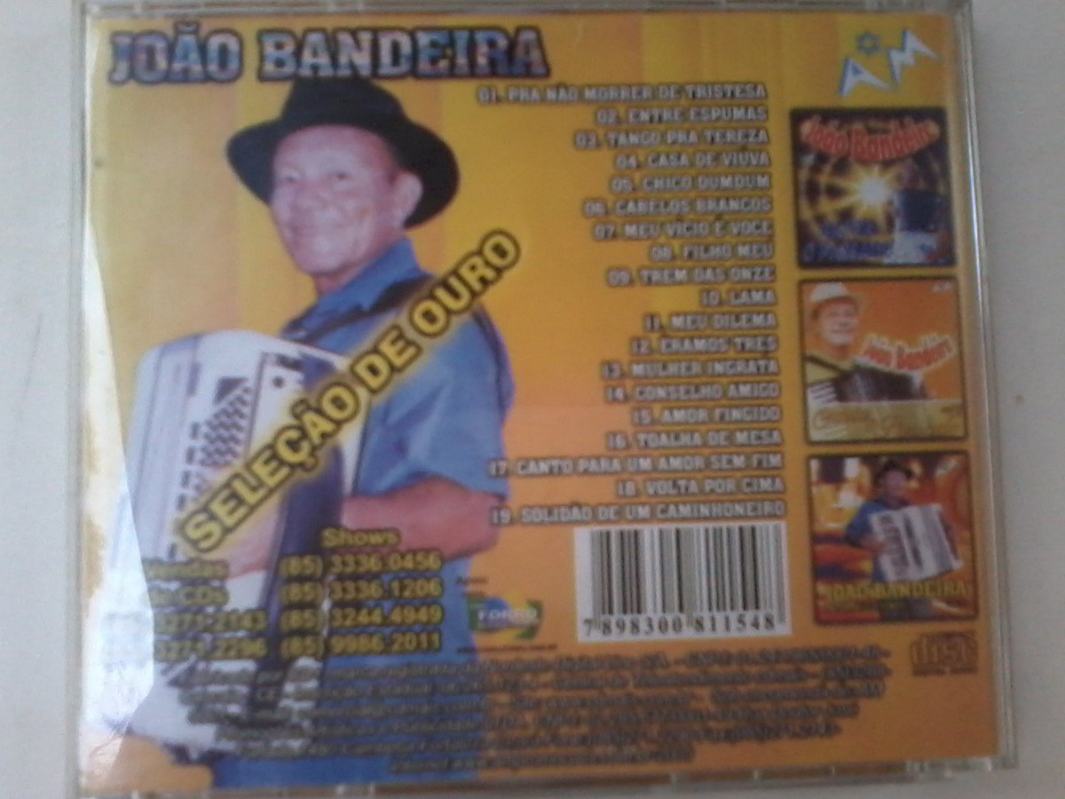 Cd João Bandeira Seleção De Ouro