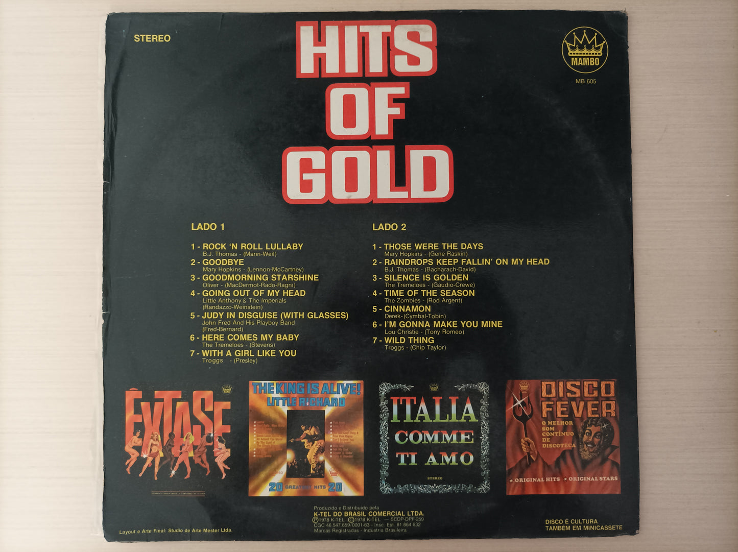 Lp Vinil Hits of Gold