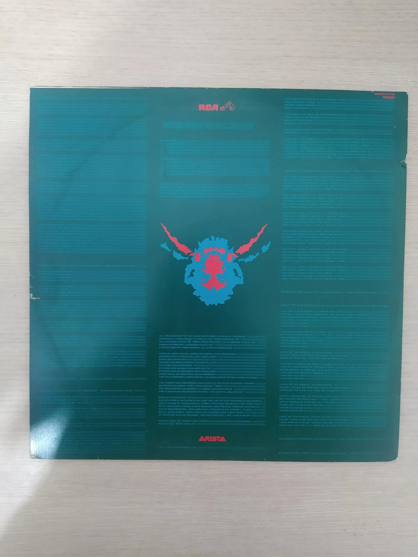Disco Vinil Stereotomy The Alan Parsons Project A