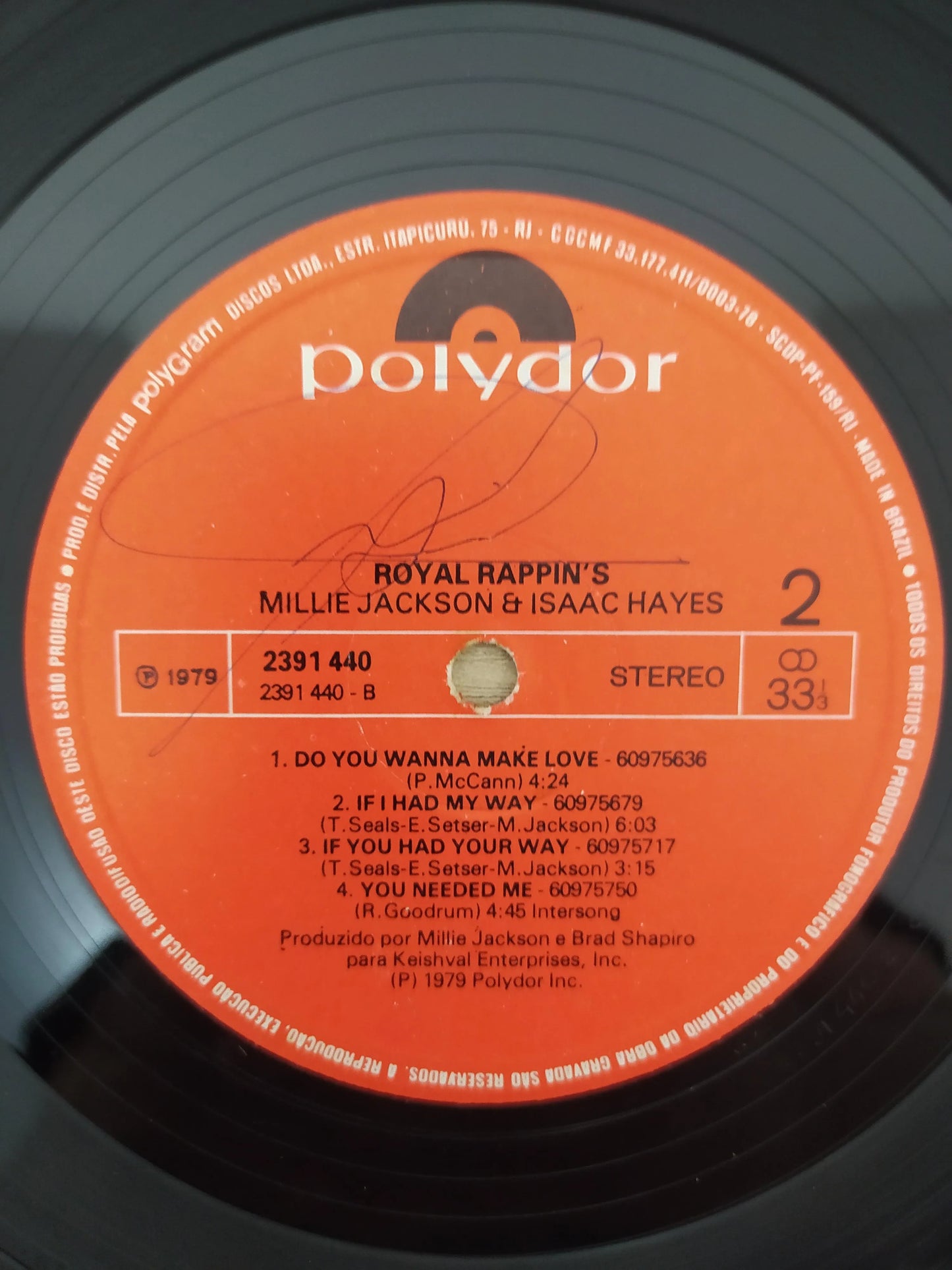 Lp Vinil Millie Jackson & Isaac Hayes Royal Rappin's