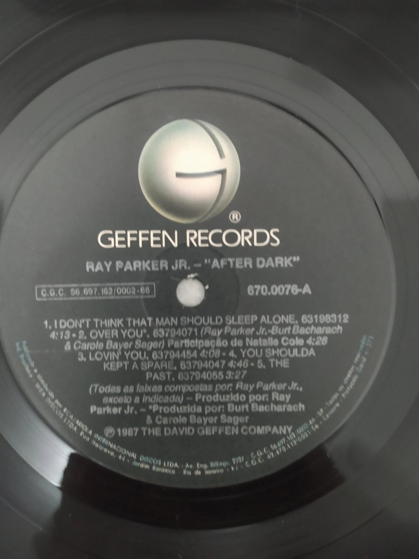 Lp Vinil Ray Parker Jr. After Dark Com Encarte