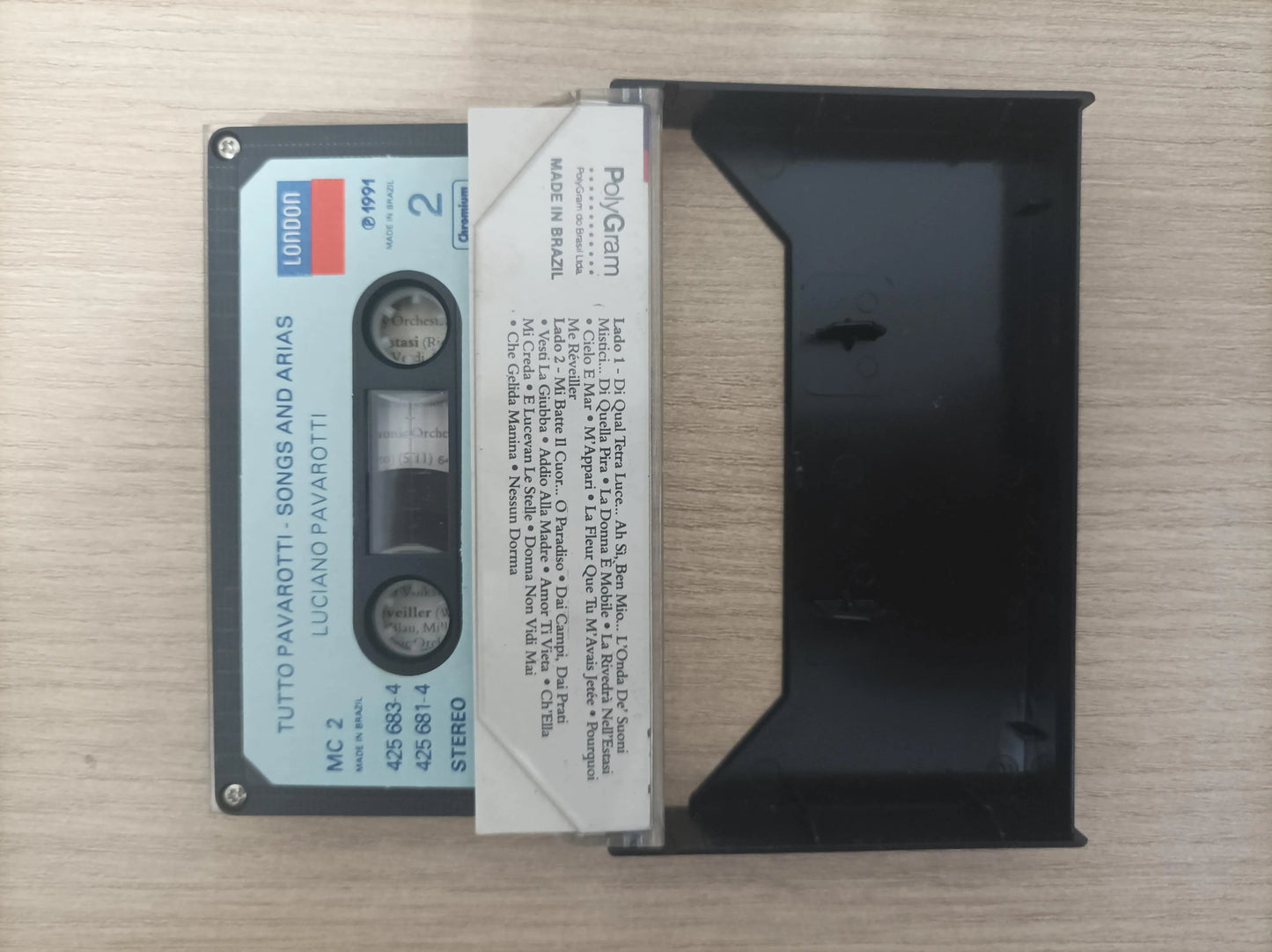 Fita K7 Cassete Tutto Pavarotti
