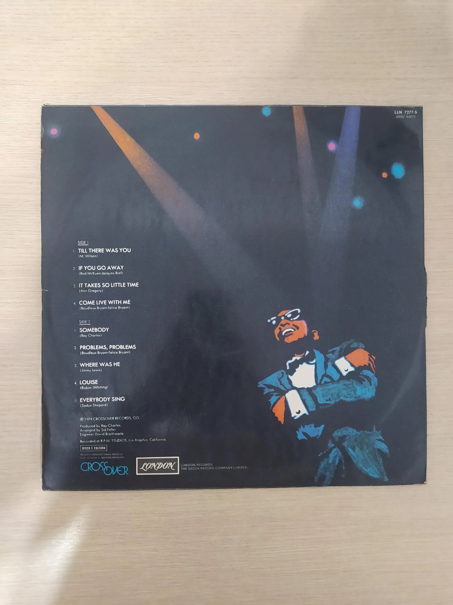 Lp Vinil Ray Charles Come Live With Me Leia