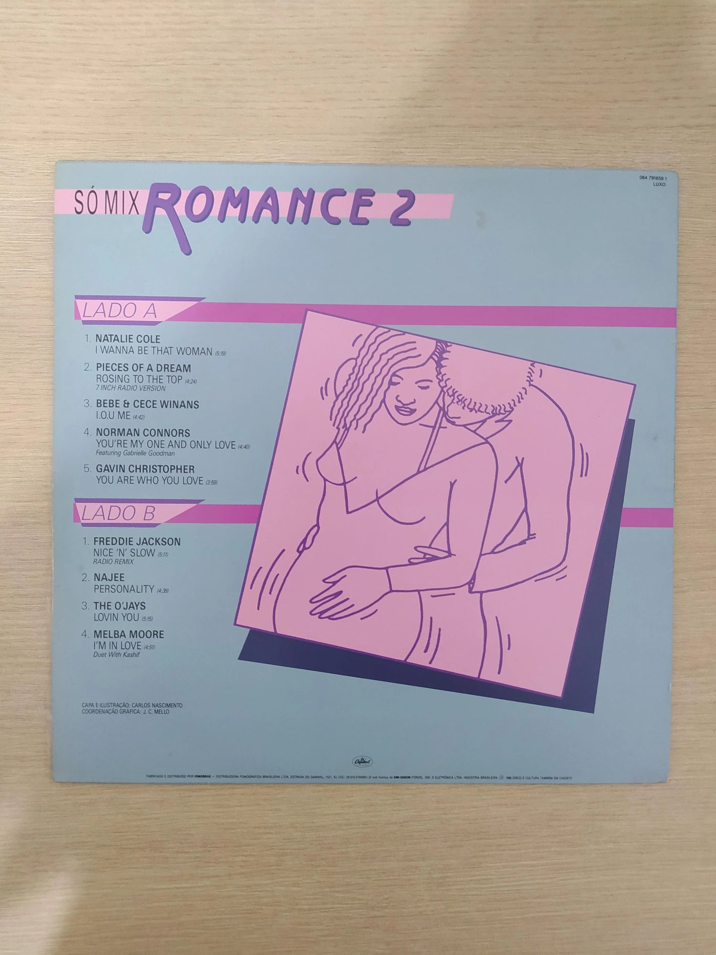 Lp Vinil Só Mix Romance 2 O Melhor do Charme