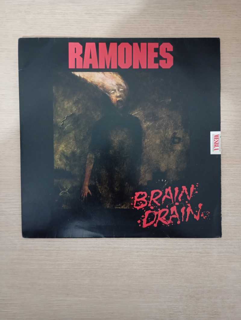 Lp Vinil Ramones Brain Drain Com Encarte
