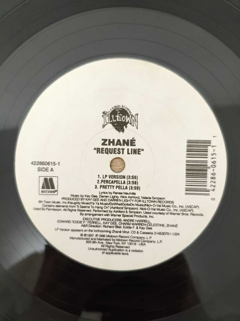 Lp Vinil Zhané Request Line Importado