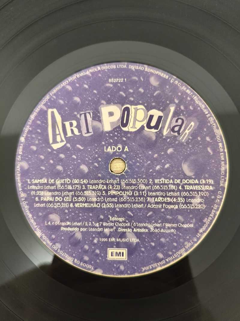 Lp Vinil Art Popular Temporal