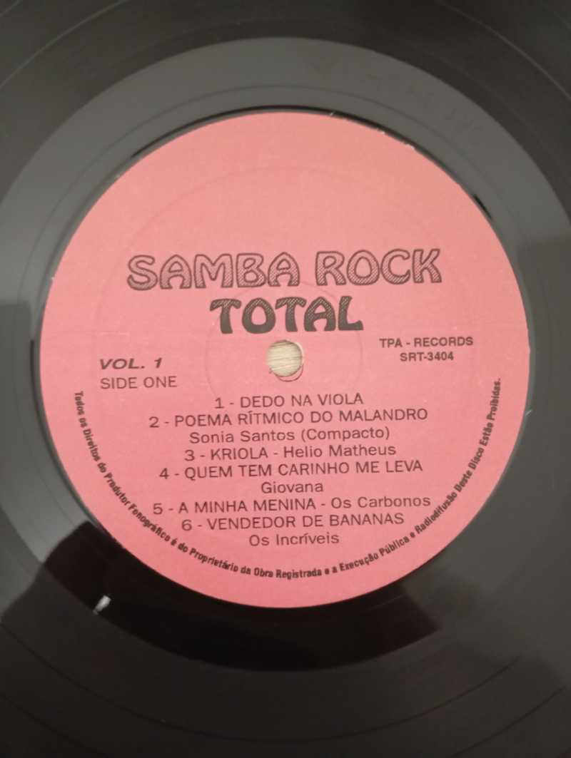 Lp Vinil Fest Rock Samba Rock Total Vol.1, Leia