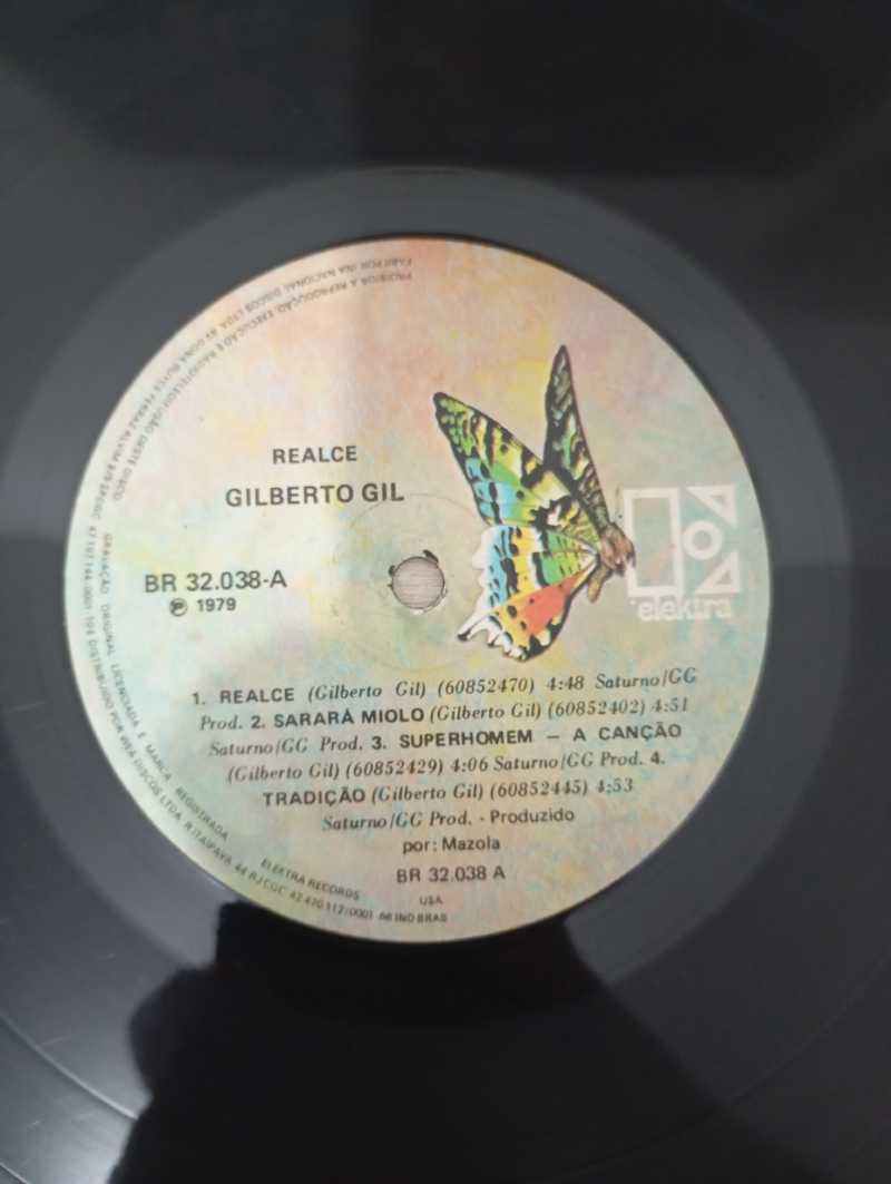 Lp Vinil Gilberto Gil Realce