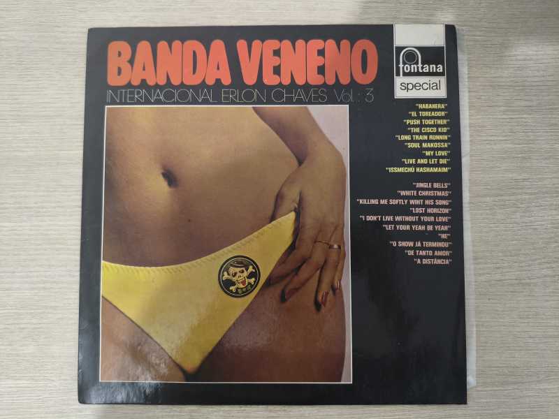 Lp Vinil Banda Veneno Internacional Erlon Chaves Vol. 3