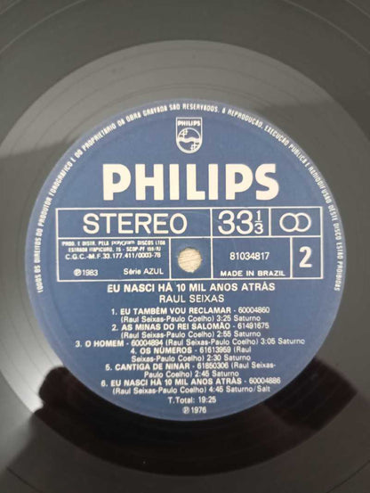 Lp Vinil Raul Seixas Há 10 Mil Anos Atrás