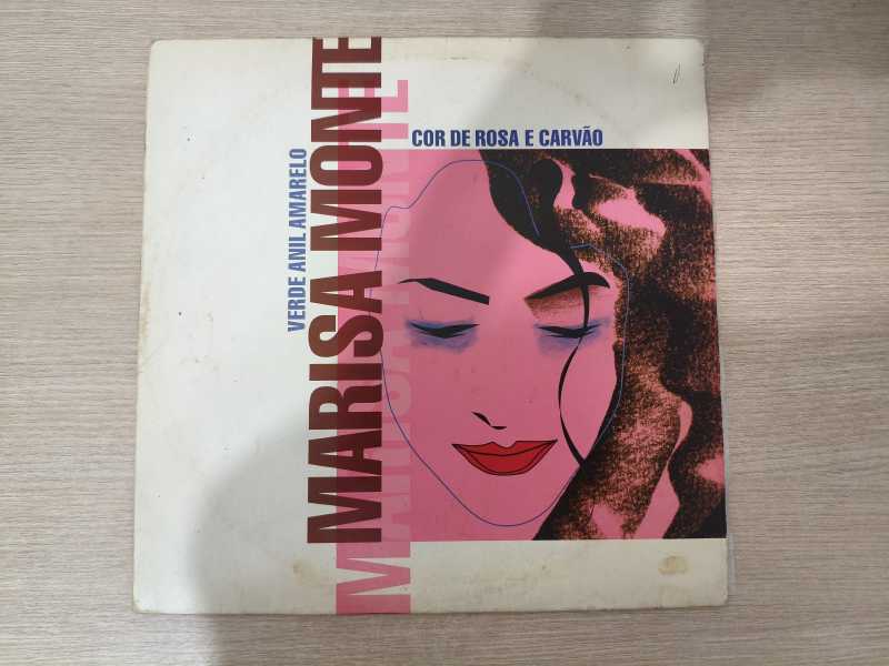 Lp Vinil Marisa Monte Cor De Rosa Carvão Com Encarte, Leia