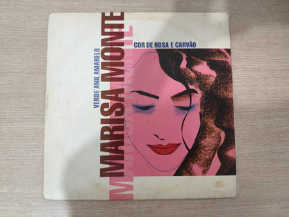 Lp Vinil Marisa Monte Cor De Rosa Carvão Com Encarte, Leia