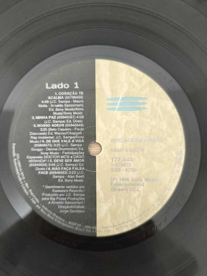 Lp Vinil Sampa Crew Verdadeira Paixão