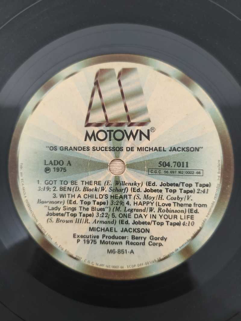 Lp Vinil Michael Jackson Os Grandes Sucessos de