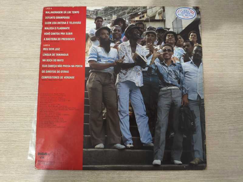 Lp Vinil Bezerra Da Silva Alô Malandragem Maloca C/ Encarte