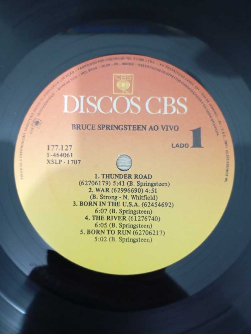 Lp Vinil Bruce Springsteen Ao Vivo