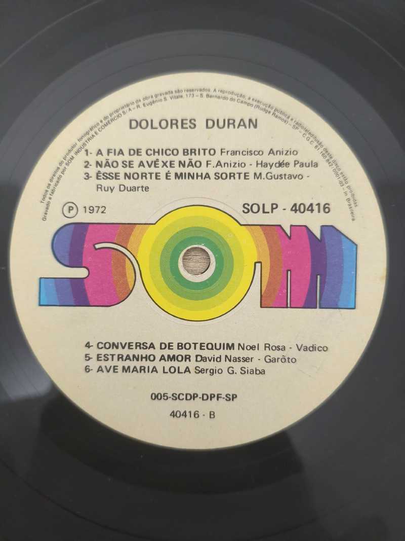 Lp Vinil Dolores Duran Nº 2