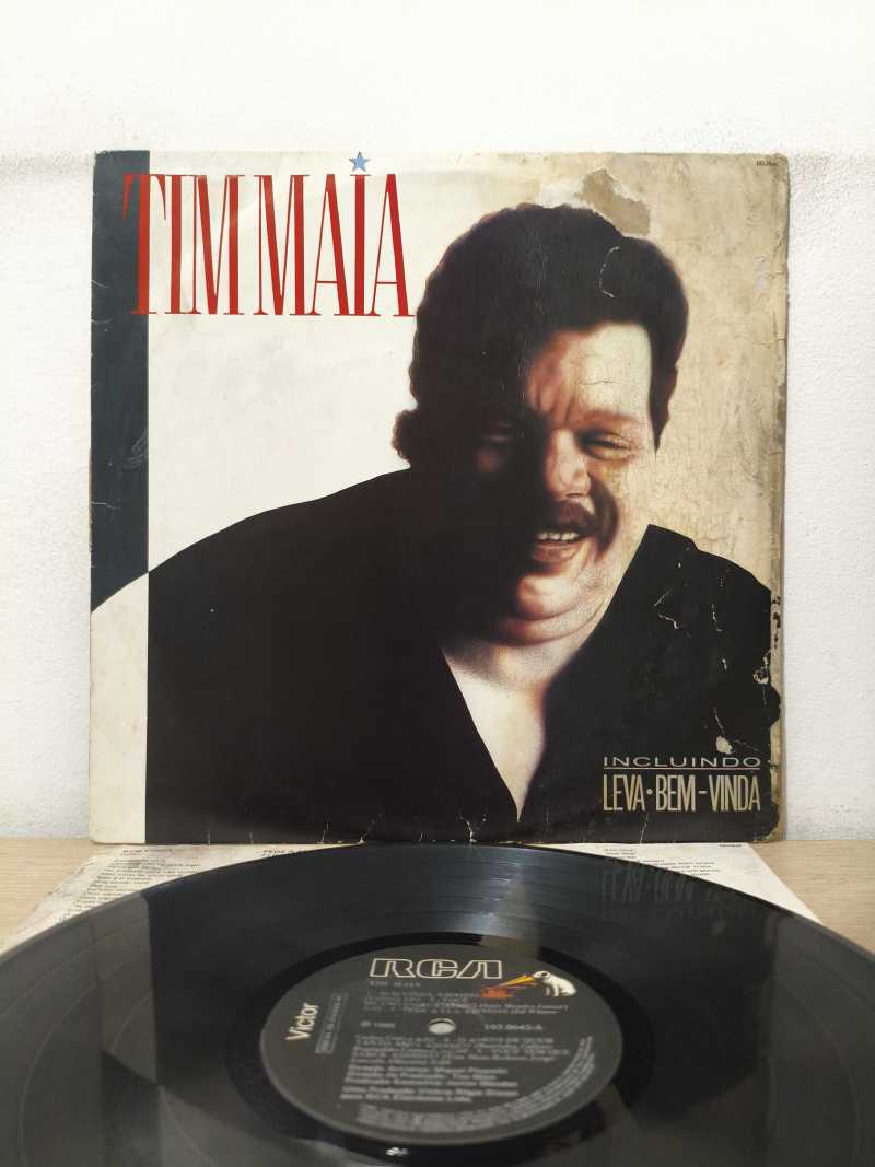 Lp Vinil Tim Maia 1985 Com Encarte