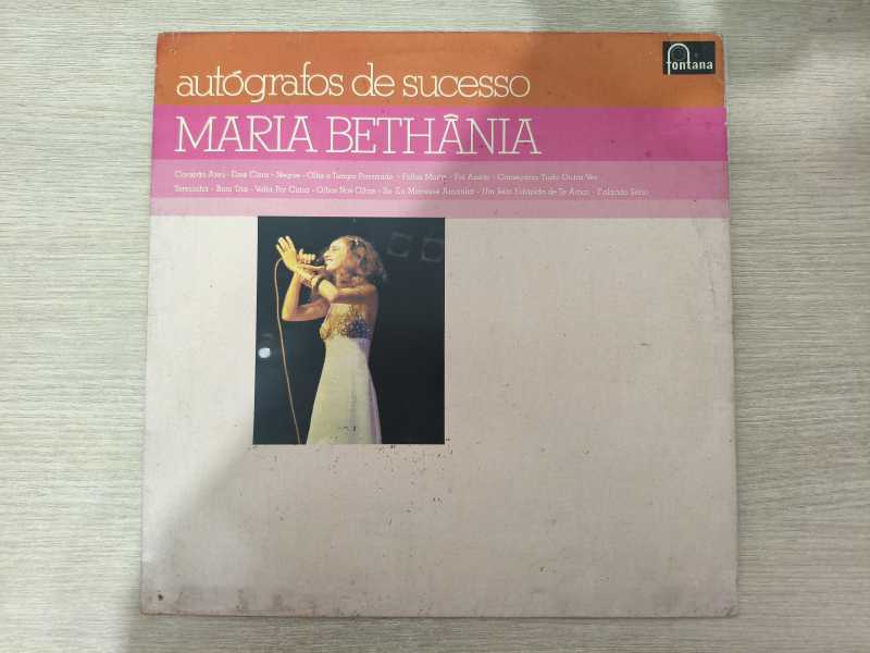 Lp Vinil Maria Bethânia Autógrafos de Sucesso